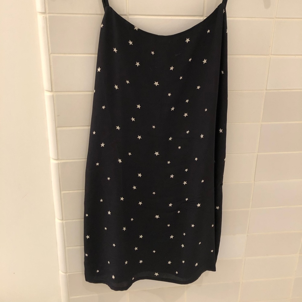 Reformation Silk Star Slip Dress